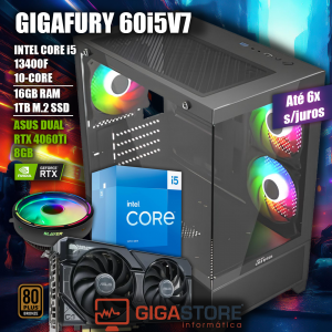 Desktop Gaming I5 13400F RTX 4060TI 16GB RAM 1TB W11